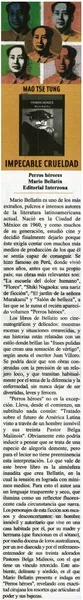 Implecable crueldad  [artículo] Mao Tse Tung.
