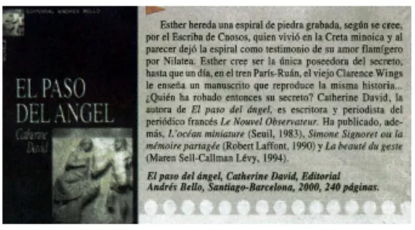 El paso del ángle.  [artículo]