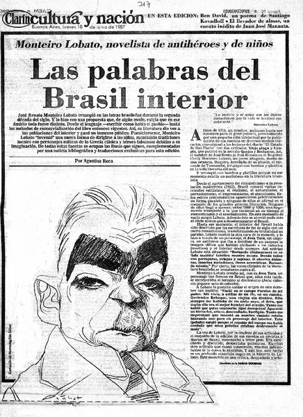 Las palabras del Brasil interior  [artículo] Agustina Roca.