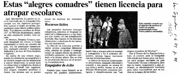 Estas "alegres comadres" tienen licencia para atrapar escolares.  [artículo]