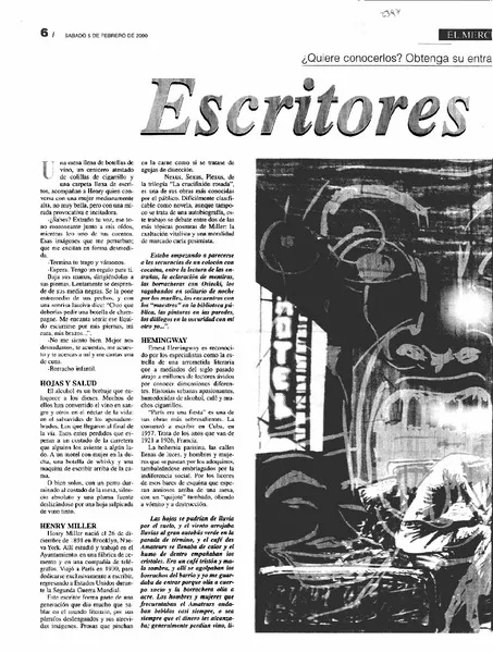 Escritores malditos  [artículo] José Ossandón.