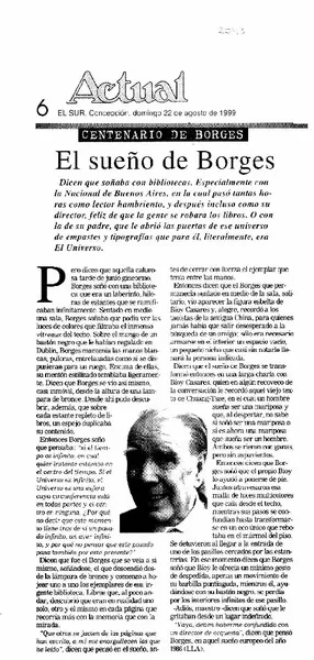 El sueño de Borges  [artículo] LLA.