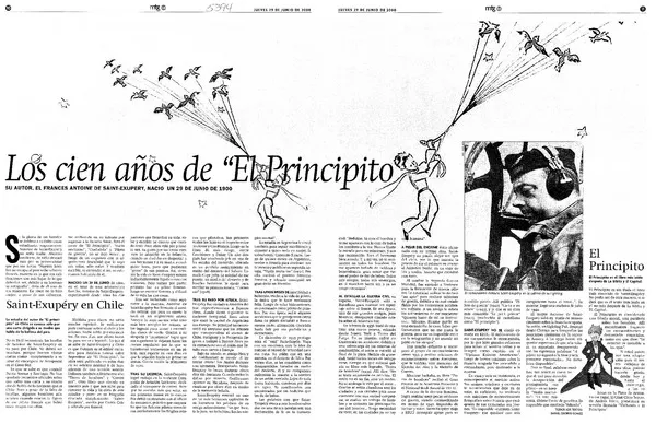 Los cien años de "El Principito"  [artículo] Daniel Osorio Gómez.