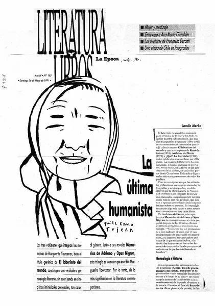 La Ultima humanista  [artículo] Camilo Marks.