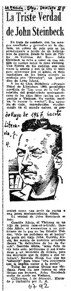La triste verdad de John Steinbeck  [artículo]