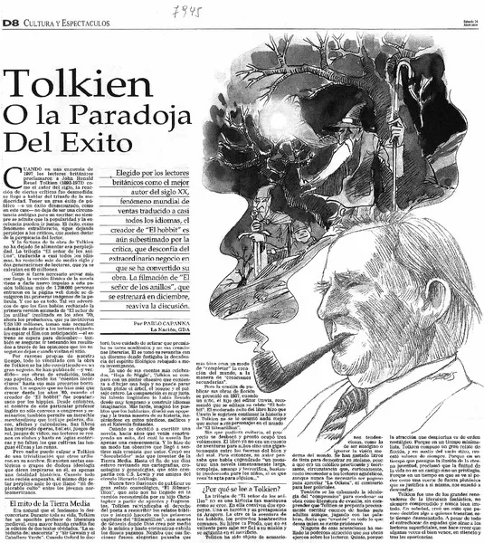 Tolkien o la paradoja del exito  [artículo] Pablo Capanna.