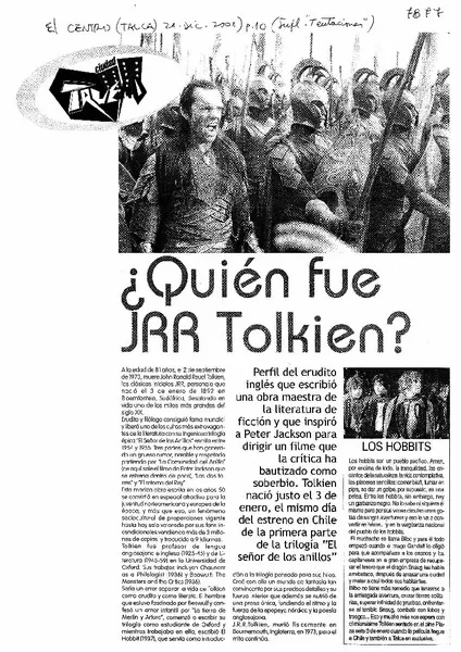 ¿Quién fue J.R.R. Tolkien?  [artículo]