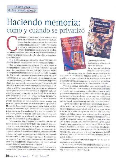 Haciendo memoria  [artículo]