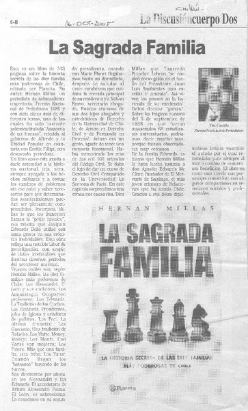La Sagrada familia.  [artículo] Tito Castillo