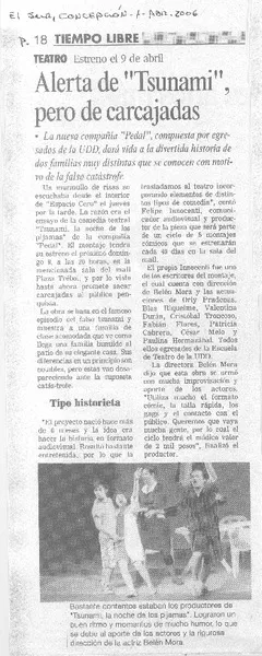 Alerta de "Tsunami" pero de carcajadas  [artículo]