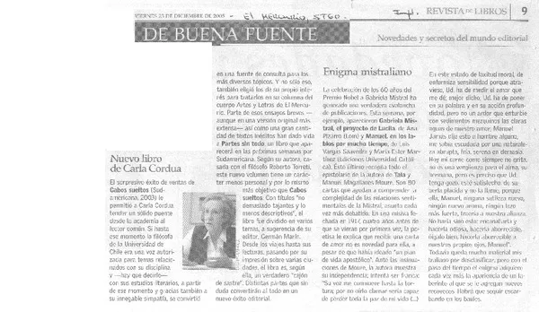 De buena fuente  [artículo]