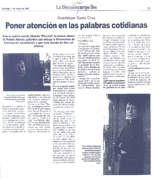 Poner atención en las palabras cotidianas [entrevistas] [artículo]