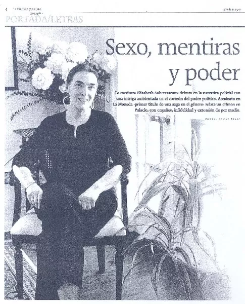 Sexo, mentiras y poder  [artículo] Andrés Gómez Bravo.
