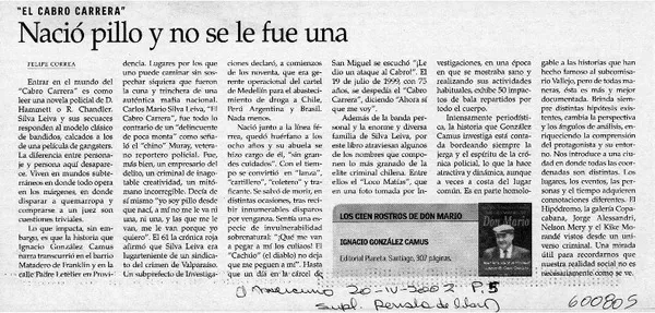 Nació pillo y no se le fue una  [artículo] Felipe Correa