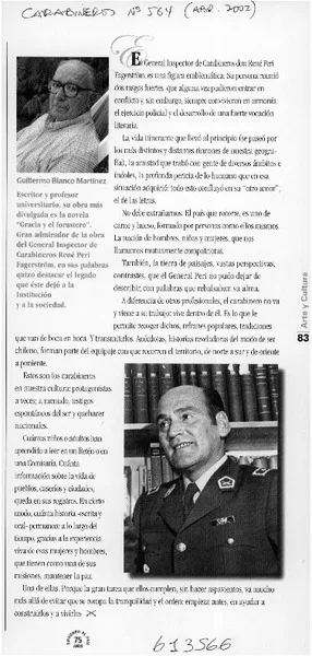 René Peri Fagerstrom  [artículo] Guillermo Blanco Martínez