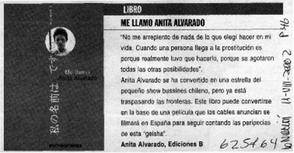 Me llamo Anita Alvarado  [artículo]