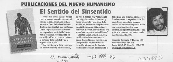 El sentido del sinsentido  [artículo]