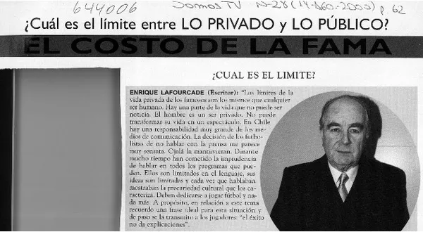 El costo de la fama  [artículo]