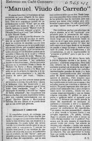 Manuel viudo de Carreño  [artículo] P. V.