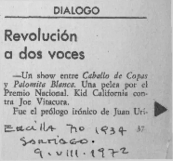 Revolución a dos voces  [artículo] Enrique Ramírez Capello.