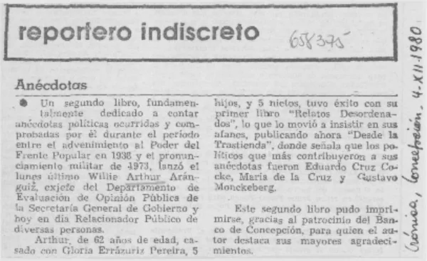 Anécdotas.  [artículo]