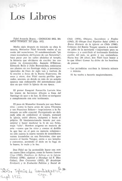 Crónicas del Barrio Yungay.  [artículo]