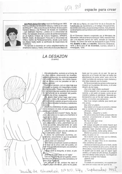 Espacio para crear.  [artículo]