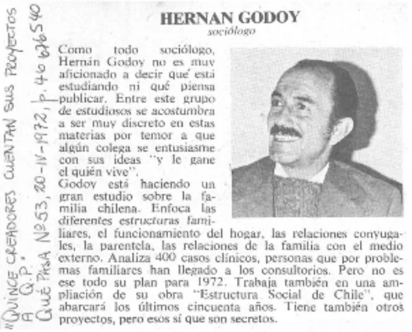 Hernán Godoy  [artículo]