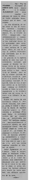 Cuatro obras de se acreditan  [artículo] A. B.