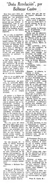 Doña revolución", por Baltazar Castro  [artículo] Hugo R. Cortés R.