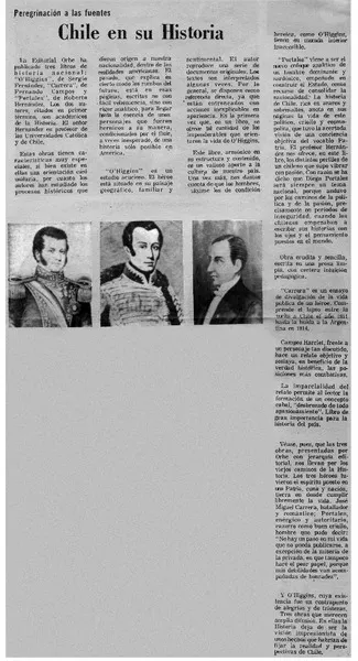 Chile y su historia.  [artículo]