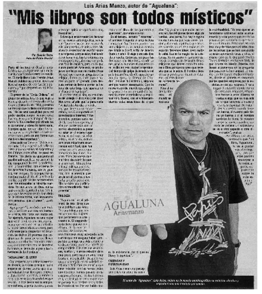 Mis libros son todos místicos"  [artículo] Ramón Terra.