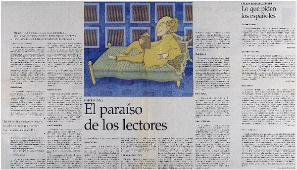 El paraíso de los lectores  [artículo] María Teresa Cárdenas.