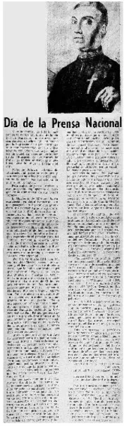 Día de la prensa nacional  [artículo].