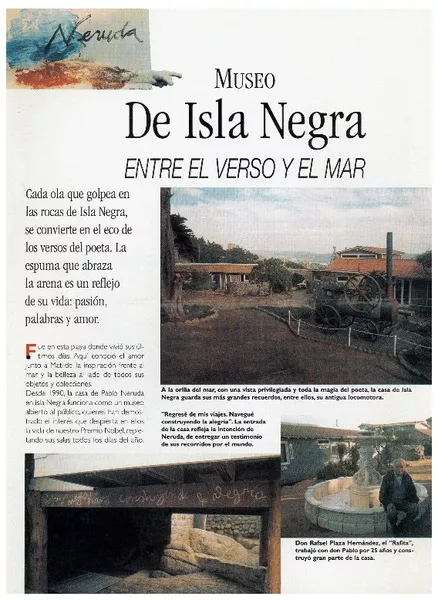 Museo de Isla Negra entre el verso y el mar.  [artículo]