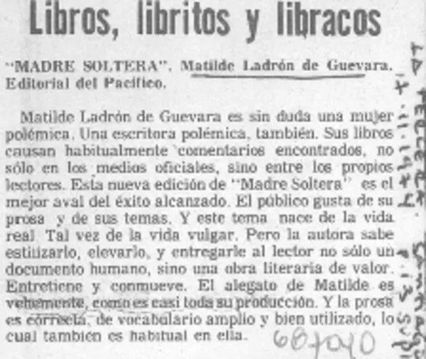 Madre soltera.  [artículo]