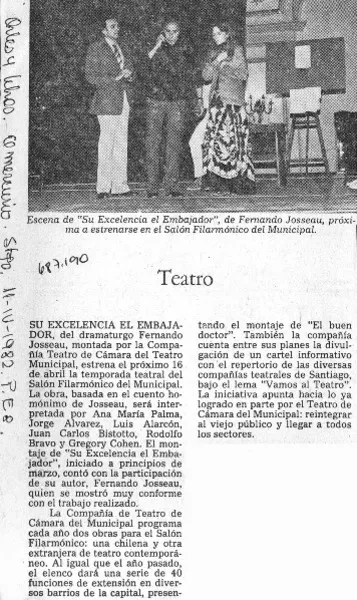 Teatro.  [artículo]