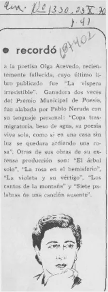 Recordó.  [artículo]