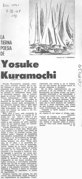 Yosuke Kuramochi  [artículo] G. B.
