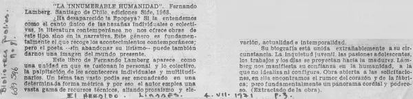 Linares : la candidatura del MIR. [artículo]