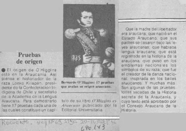Pruebas de origen.  [artículo]
