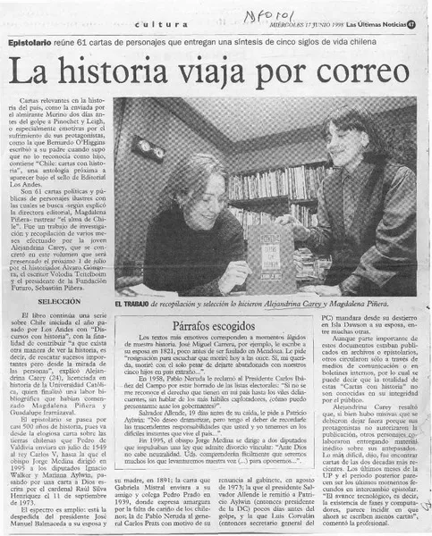 La Historia viaja por correo  [artículo].