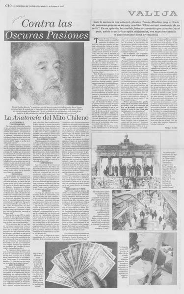 Contra las oscuras pasiones  [artículo] Philippe Dardel.