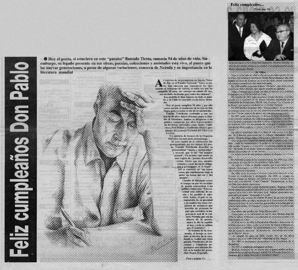 Feliz cumpleaños don Pablo  [artículo].