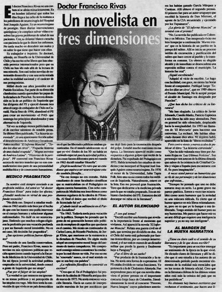Un novelista en tres dimensiones  [artículo] Luis Alberto Mansilla.