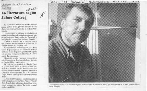 La Literatura según Jaime Collyer  [artículo]