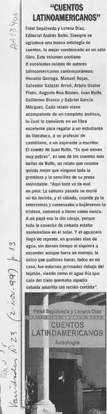 "Cuentos latinoamericanos"  [artículo].