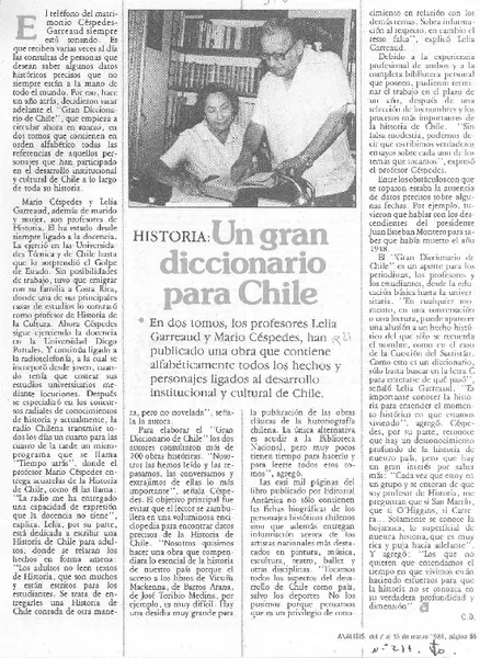 Un gran diccionario para Chile  [artículo] C. D.