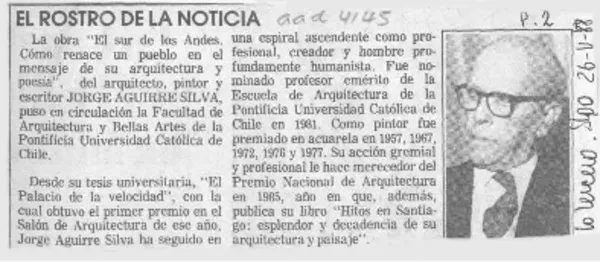 El Rostro de la noticia  [artículo].