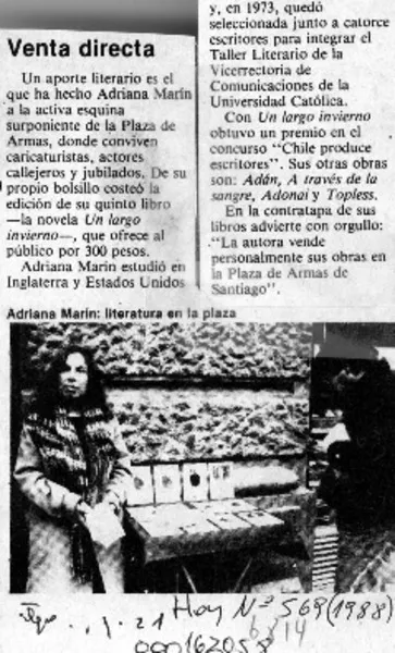 Venta directa  [artículo].